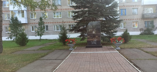 уборка воинского захоронения в деревне Трегубовка и памятного знака в посёлке Голынки - фото - 4